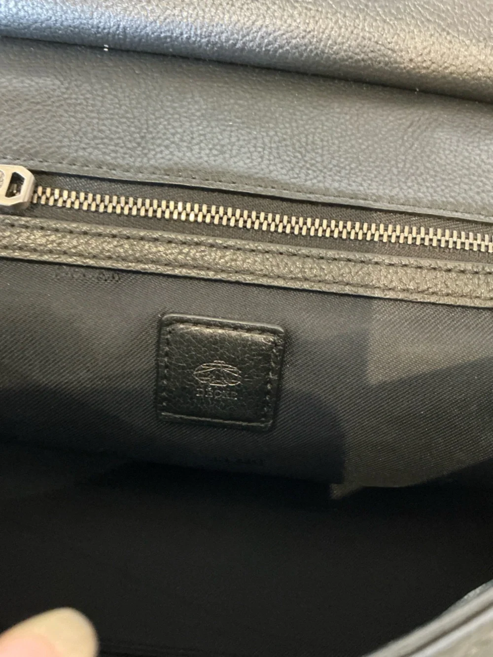 Decke Classic Black Leather Top-Handle Satchel Women Bags Velvet Ruffed Trim
